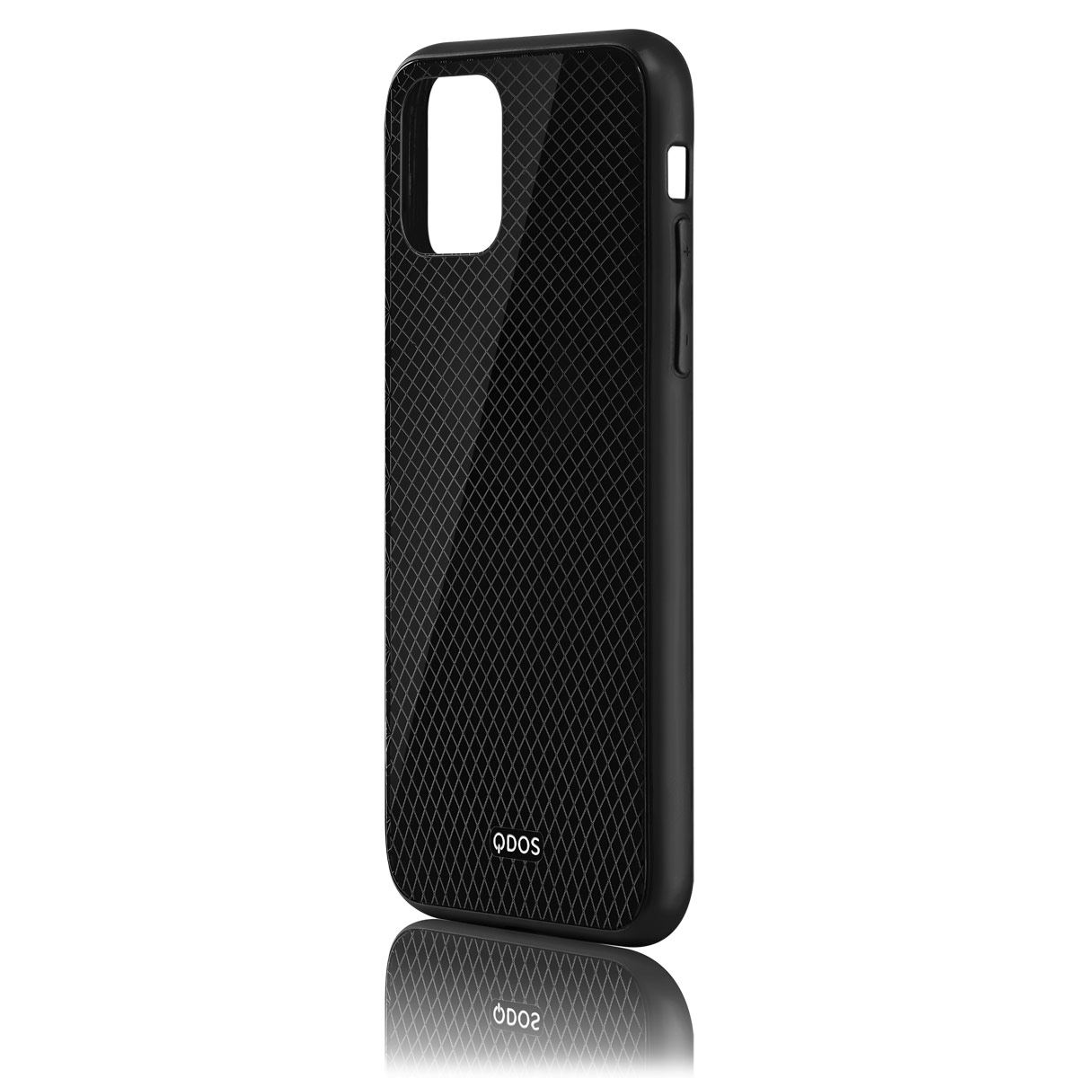 Funda para iPhone 11 Pro Max Etch Carbon Protect Qdos