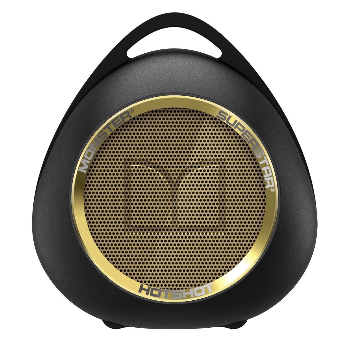 Bocina Monster Superstar Hotshot Bluetooth Negro Dorado