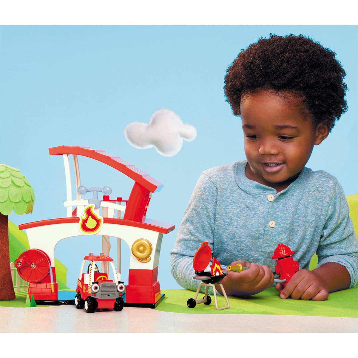 Lets Go Cozy Coupe Fire Station