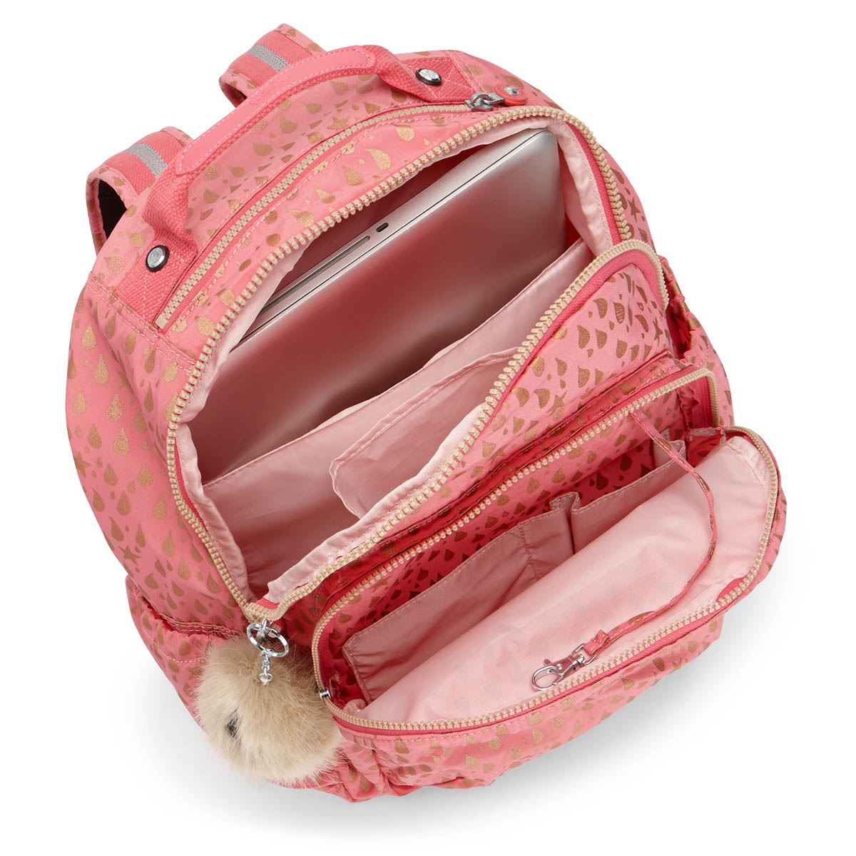 Mochila kipling rosa