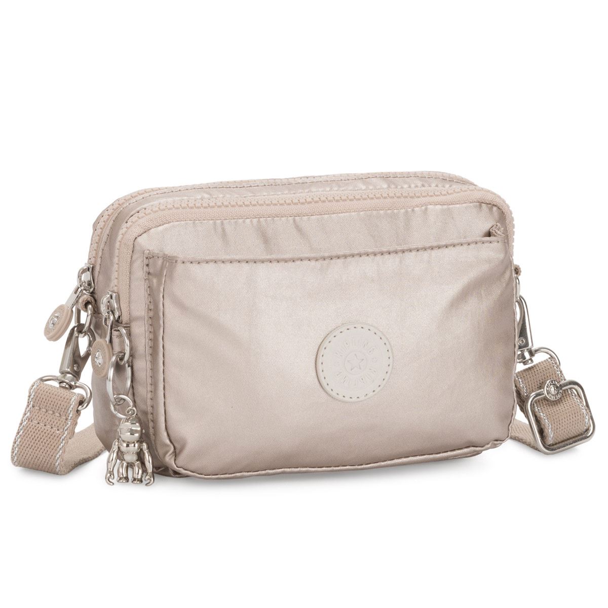 Cangurera Abanu Metallic Glow Kipling