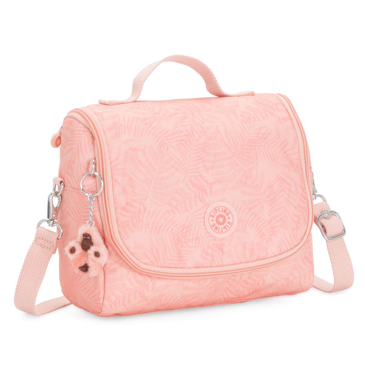 Lonchera New Kichirou Rosa con Palmeras Kipling