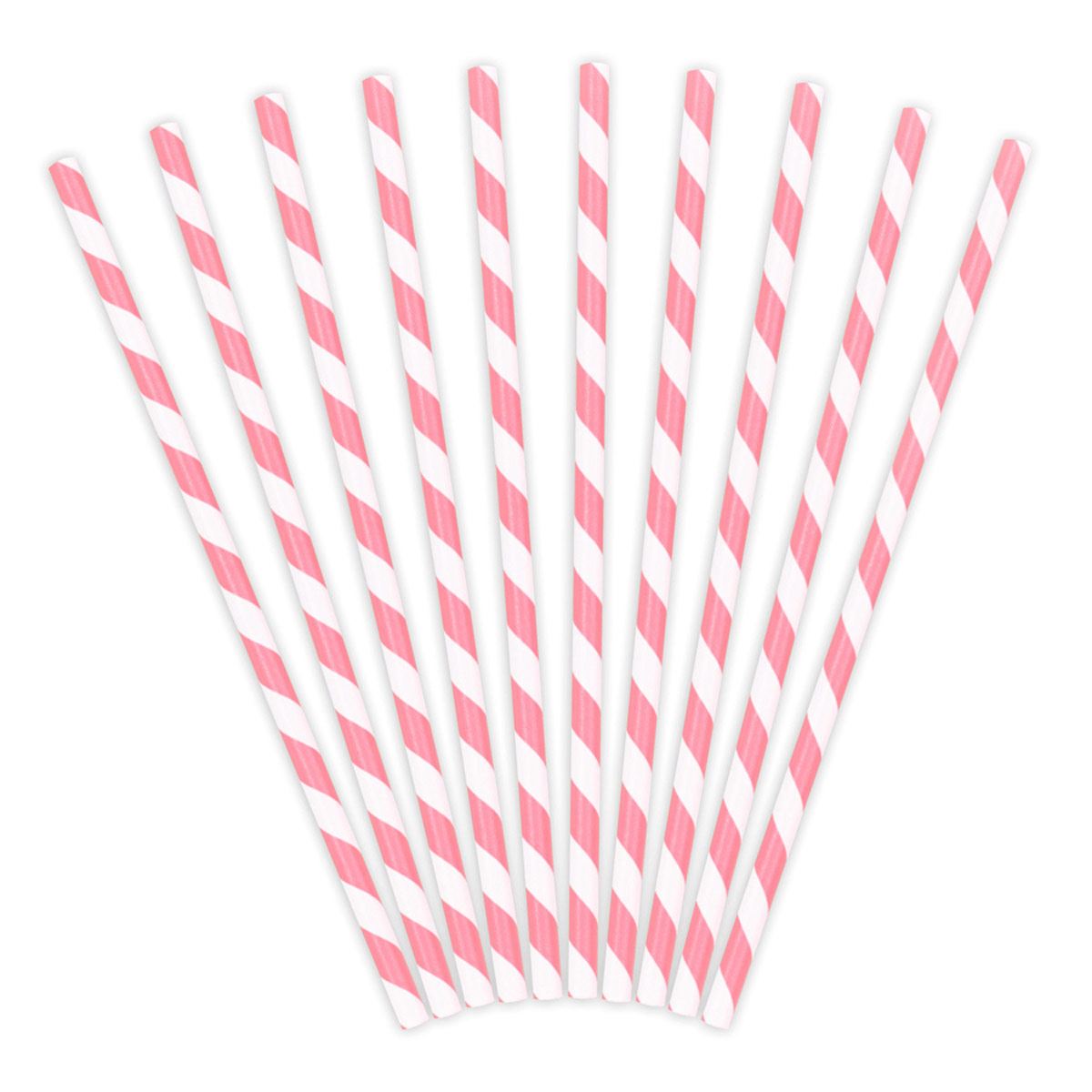 Popotes rosas con blanco