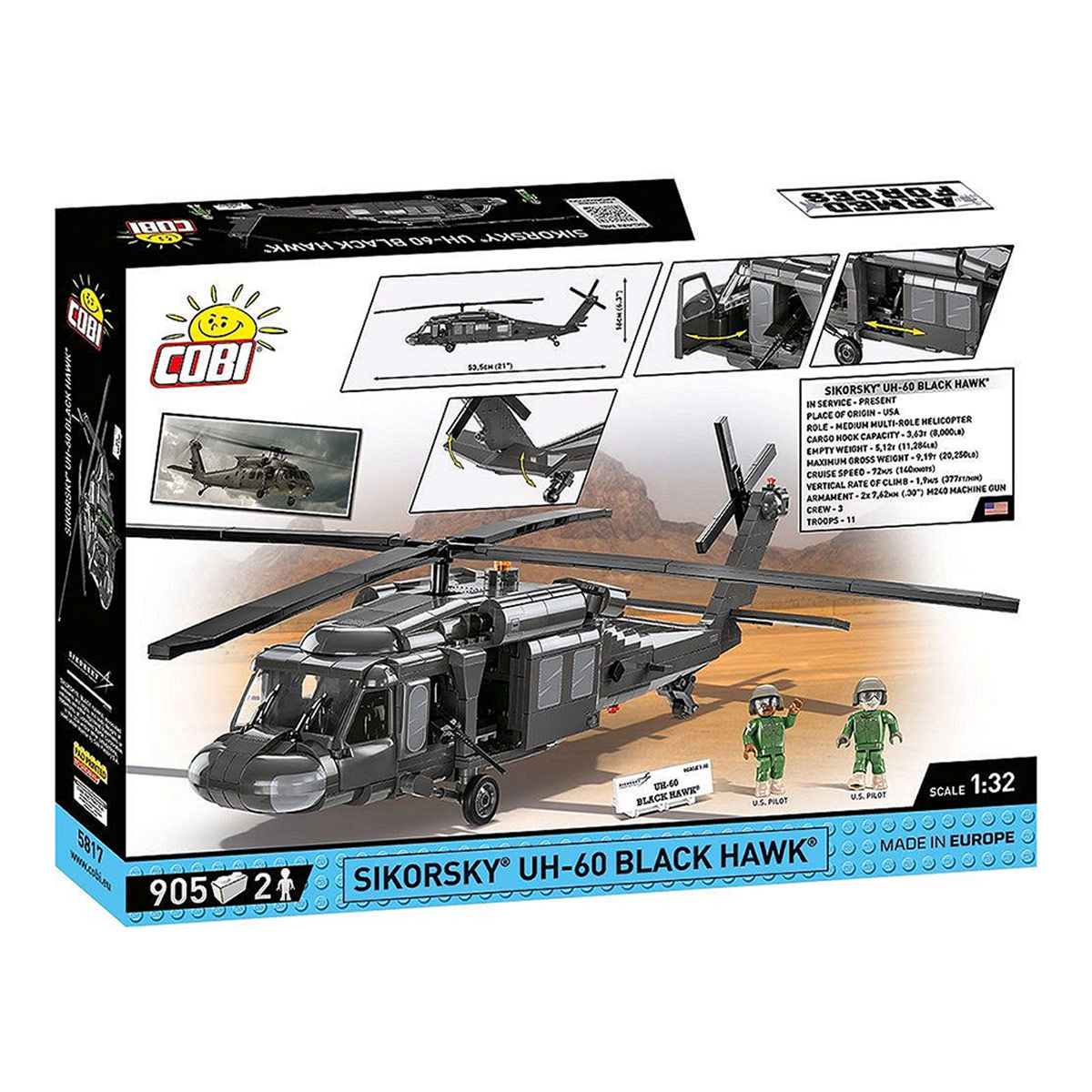 Helicóptero Sikorsky UH60 Halcón Negro