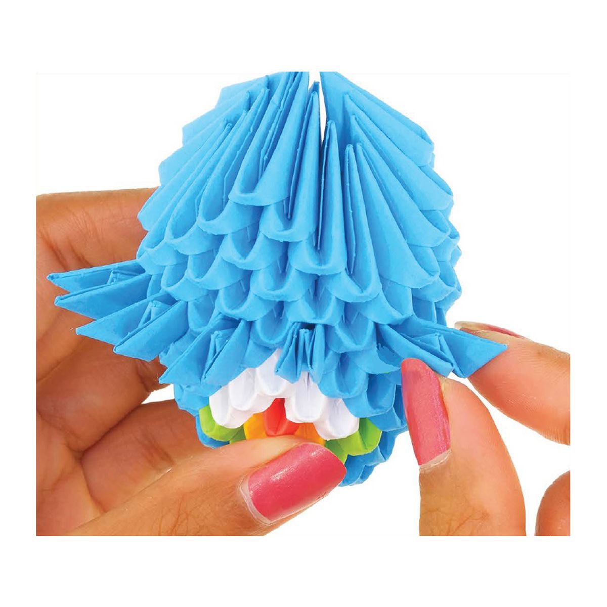 Origami 3D Pavo real