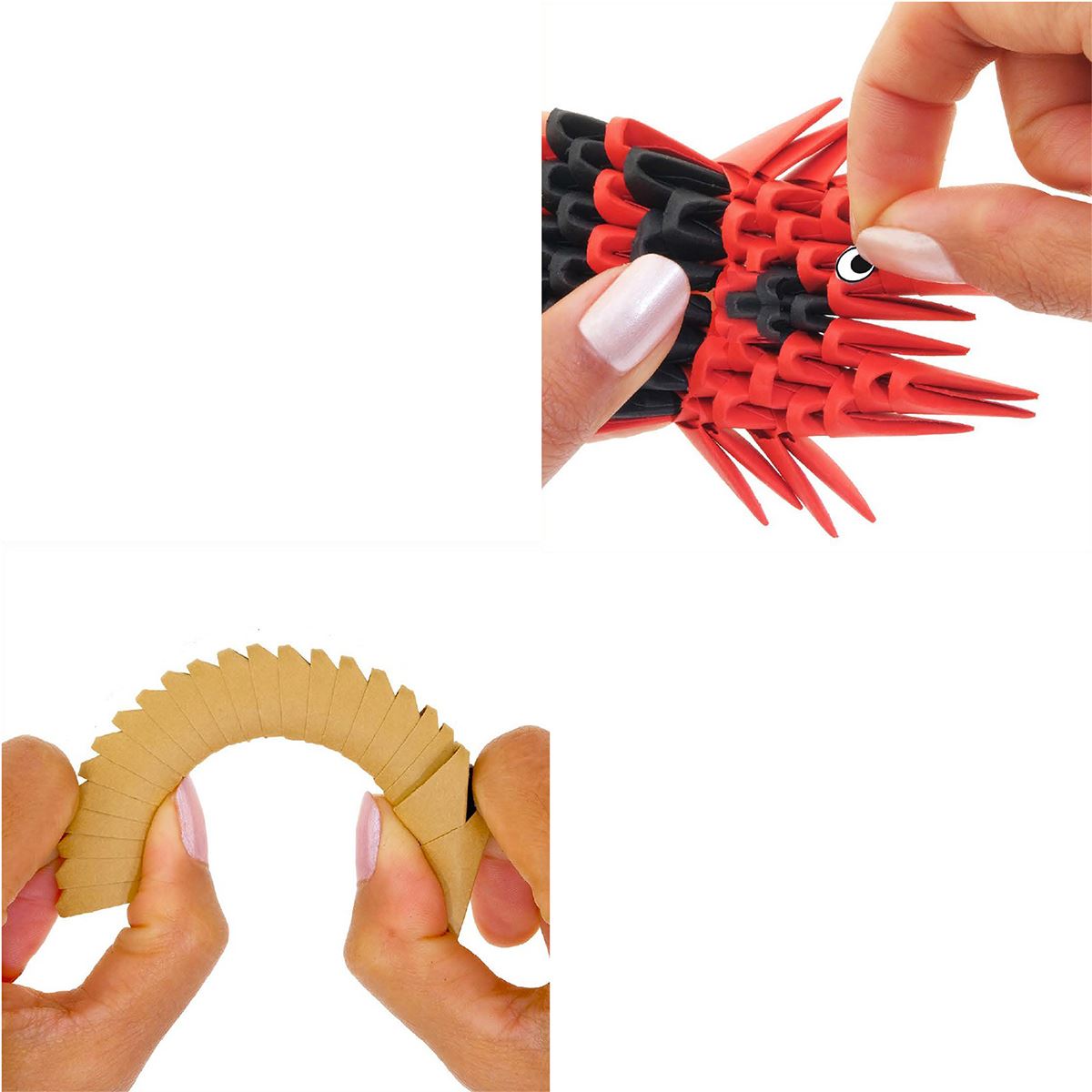 Origami 3D 2en1, Araña y Escorpión