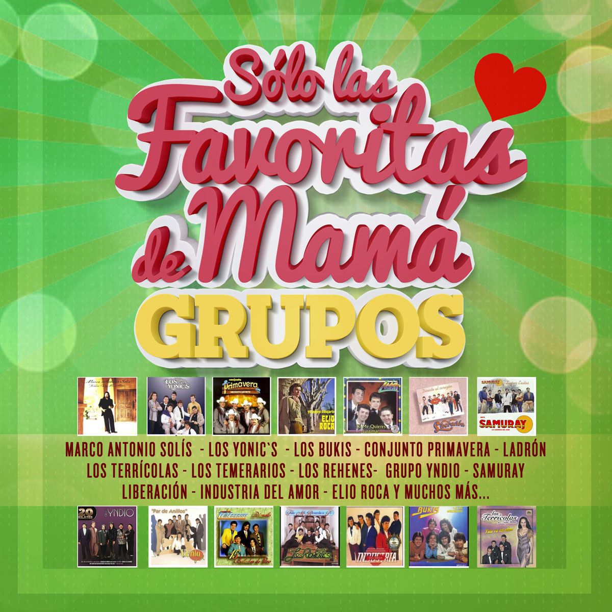 Cd Solo Las Favoritas De Mama-Grupos