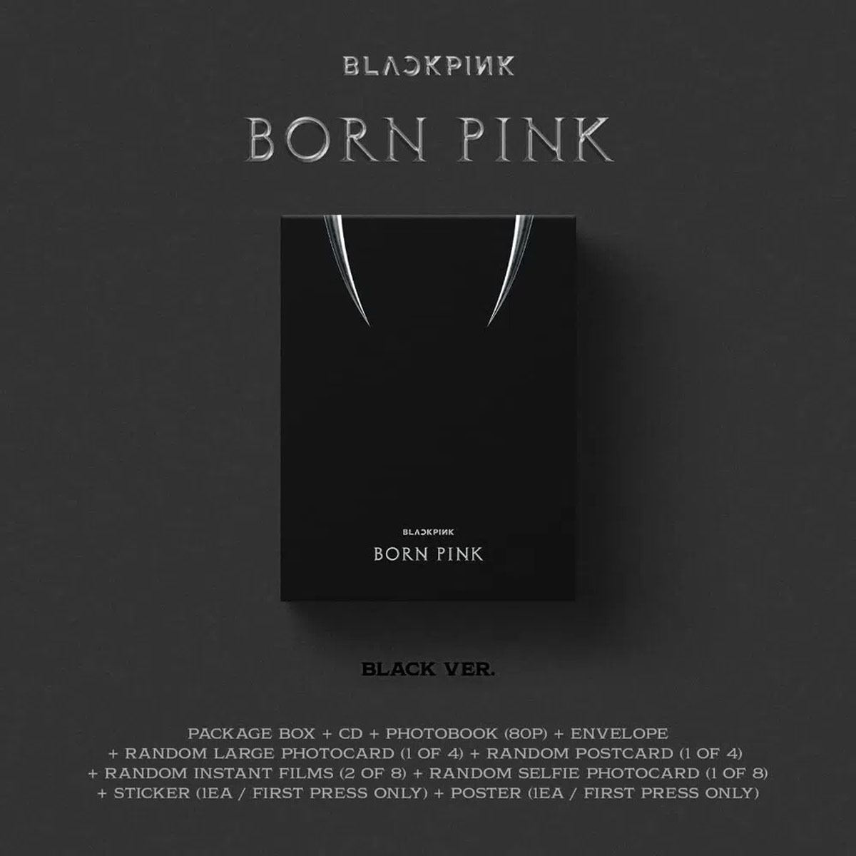 CD Blackpink Born Pink Boxset edición estandar A/Black