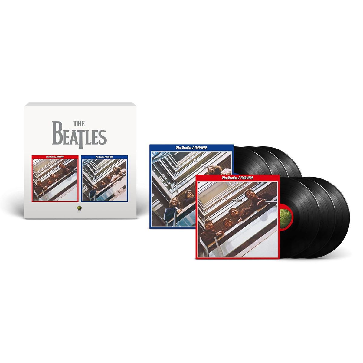 LP6 The Beatles 1962/1966 And 1967/1970 (Red Album And Blue Album) Box Set