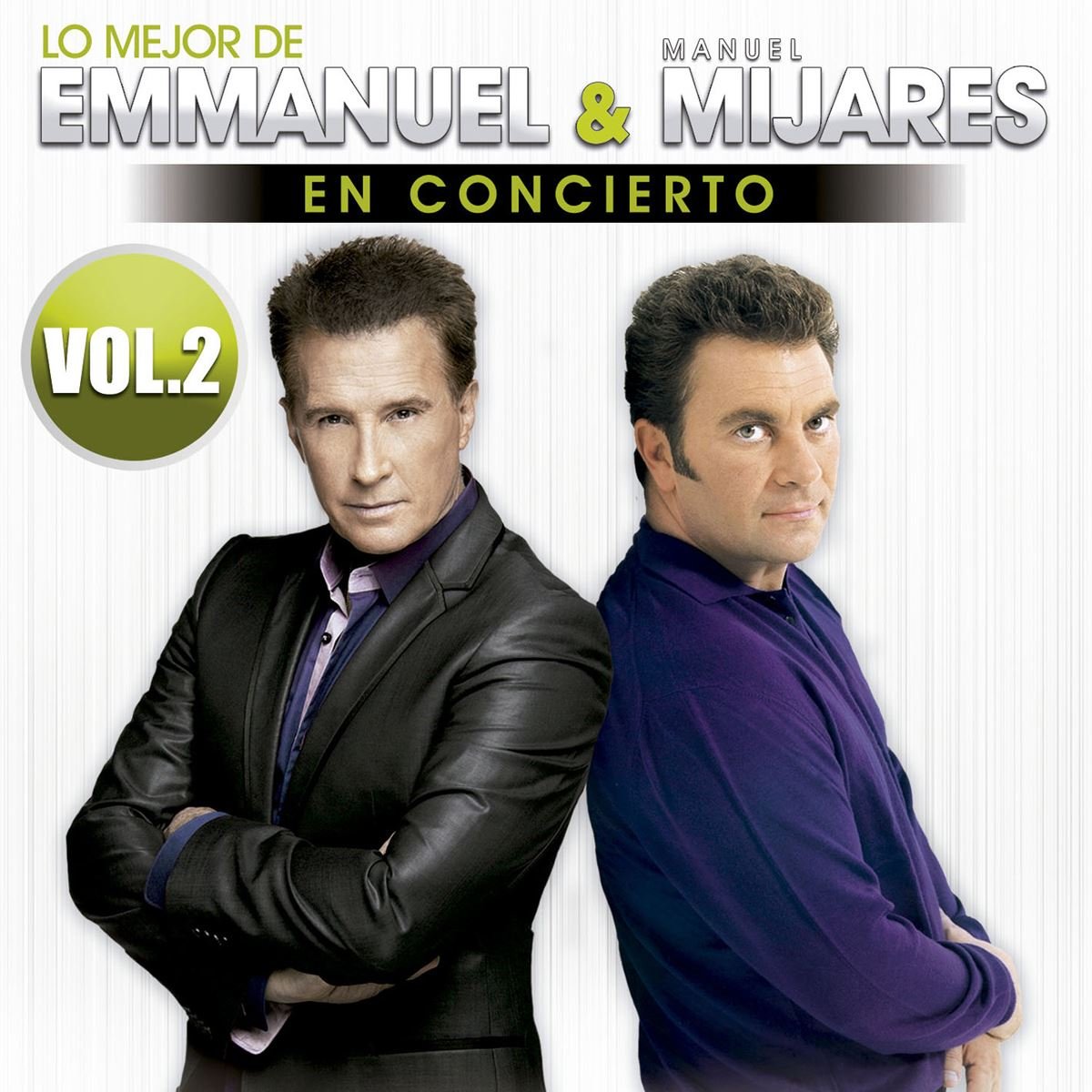 CD Lo Mejor de Emmanuel & Manuel Mijares En Concierto VOL.2