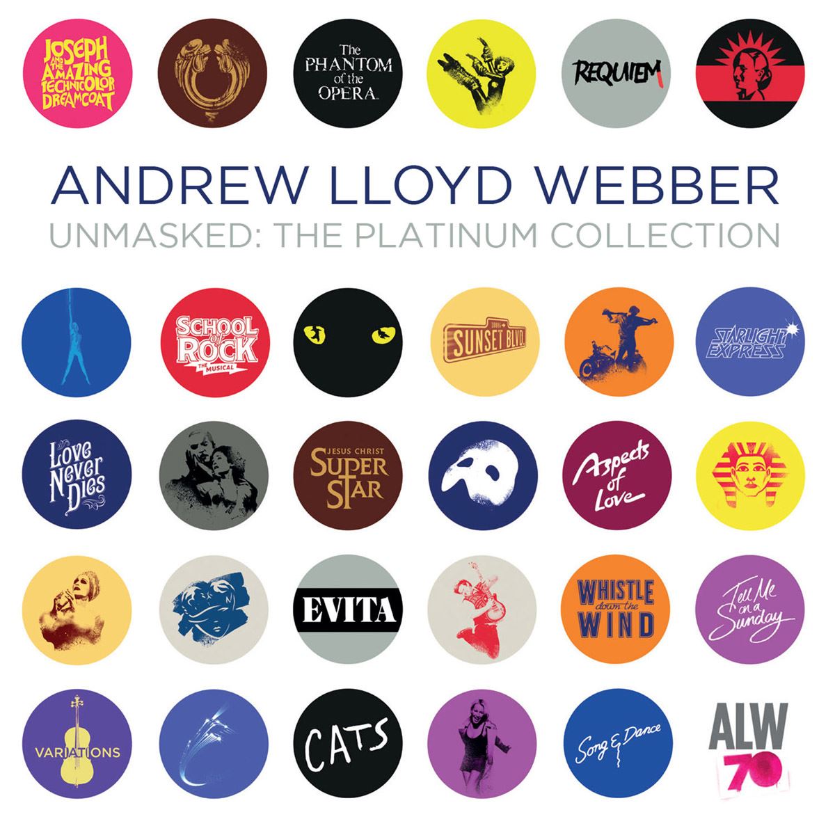 CD Andrew Lloyd Webber&#45;Unmasked The Platinum Collection