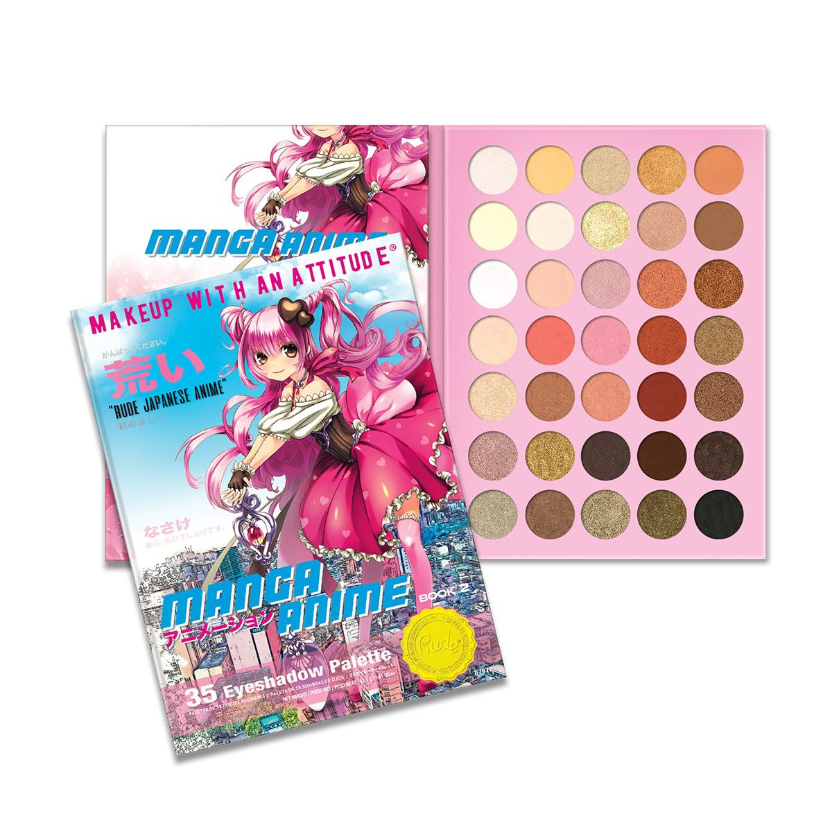 Paleta de Sombras Manga Anime 35  - Book 2 Rude