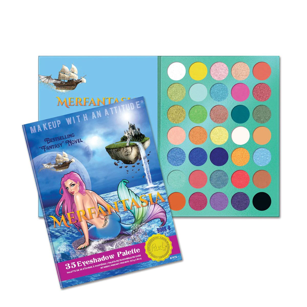 Paleta de Sombras Merfantasia 35 Rude