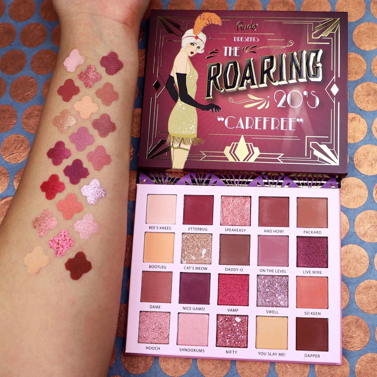 Paleta de Sombras The Roaring 20´S Carefree Rude