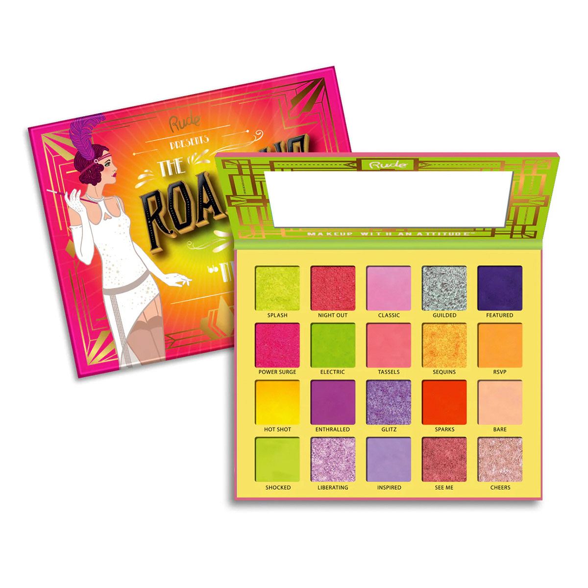 Paleta de Sombras The Roaring 20´ Neon Rude