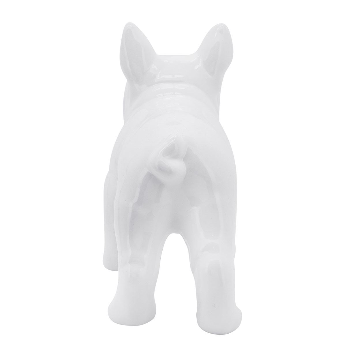 Figura bulldog blanco