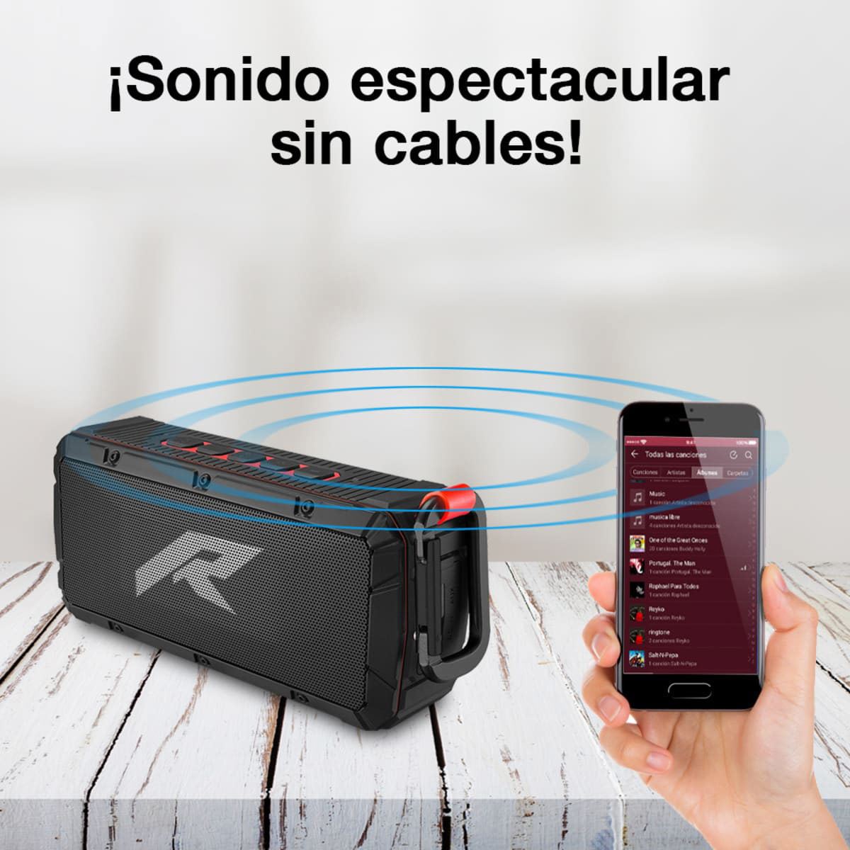 Bocina Redlemon Bluetooth Portátil