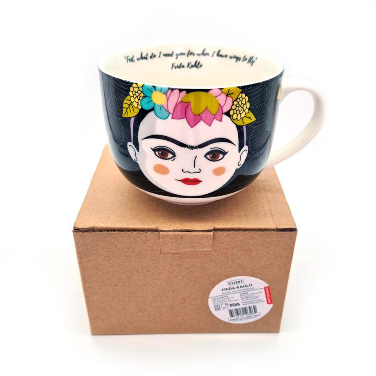 Taza Kikkerland  Frida Kahlo