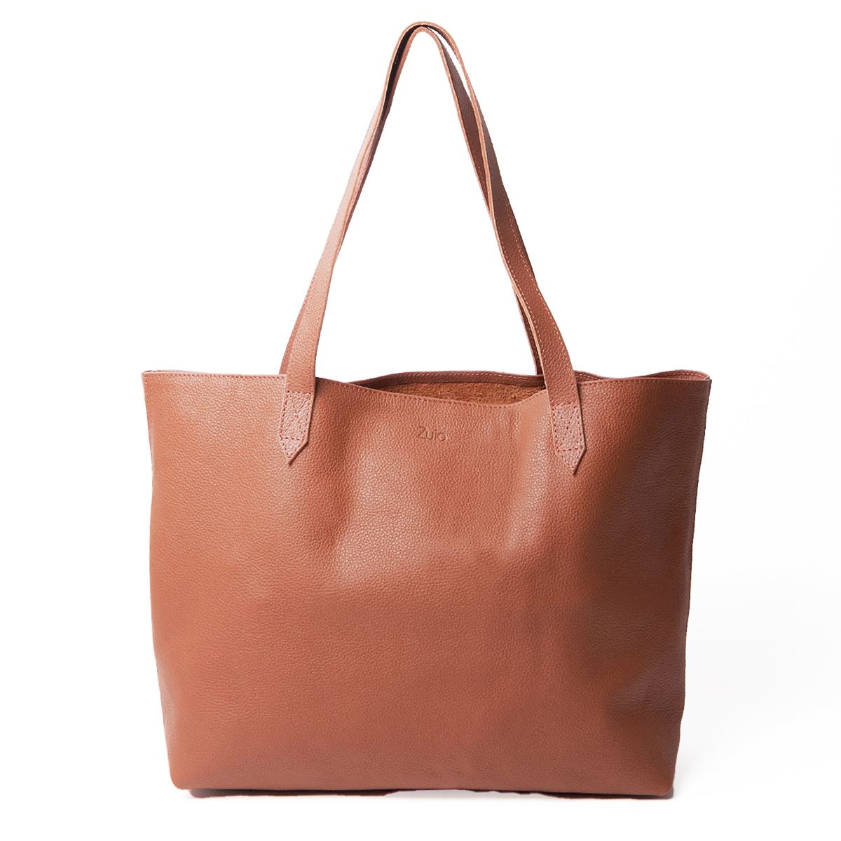 Bolsa tote  lisa de piel  Zuio color miel