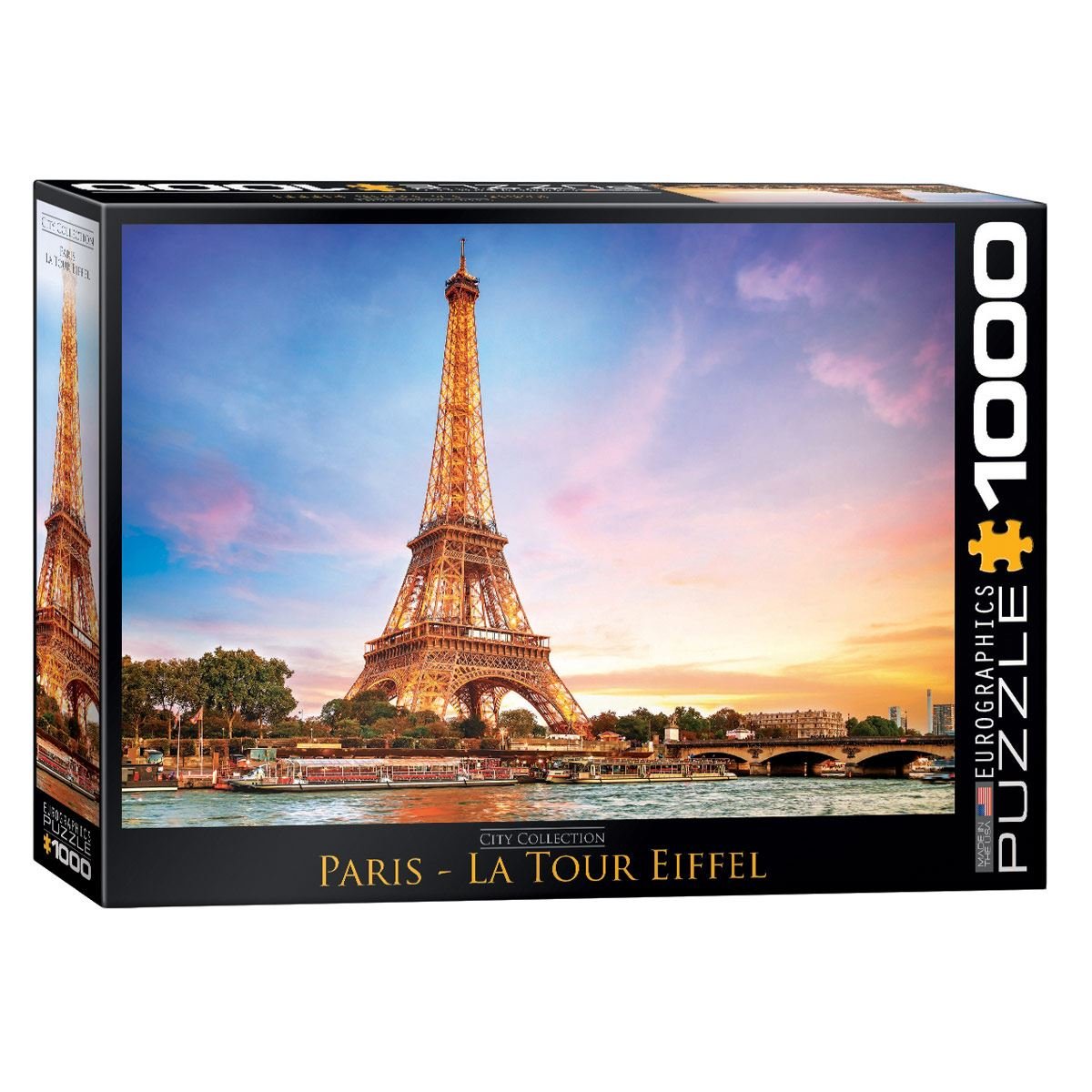 Rompecabezas Eurographics De La Eiffel París 1000 Piezas