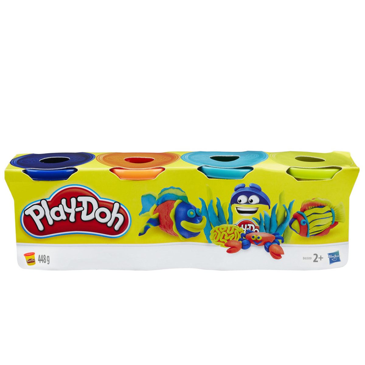Play-Doh - Masa para moldear - Set de 4 latas de 112 gramos (colores variados)
