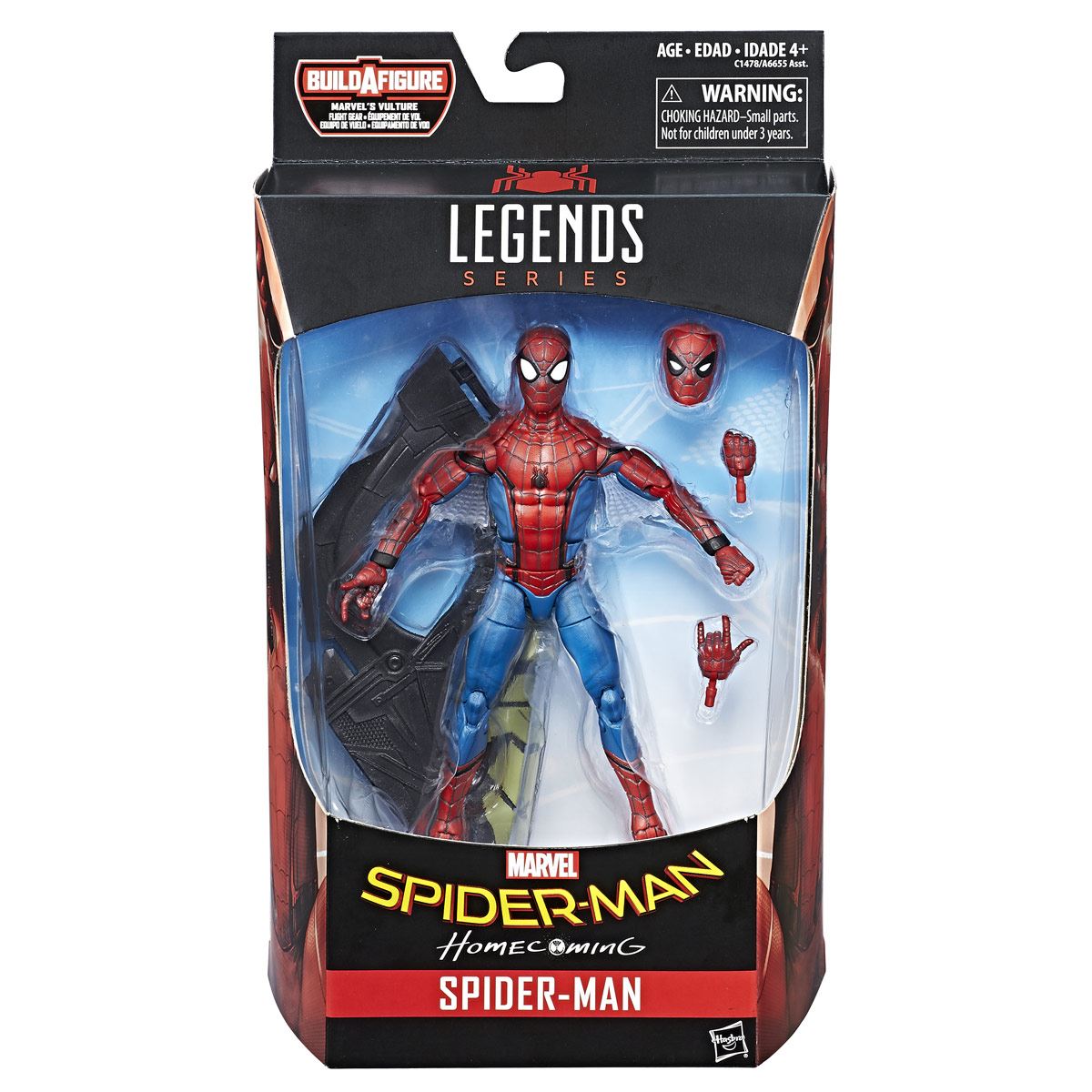 Figura Spider-Man Web Wings 6 Pulgadas Spider-Man Marvel