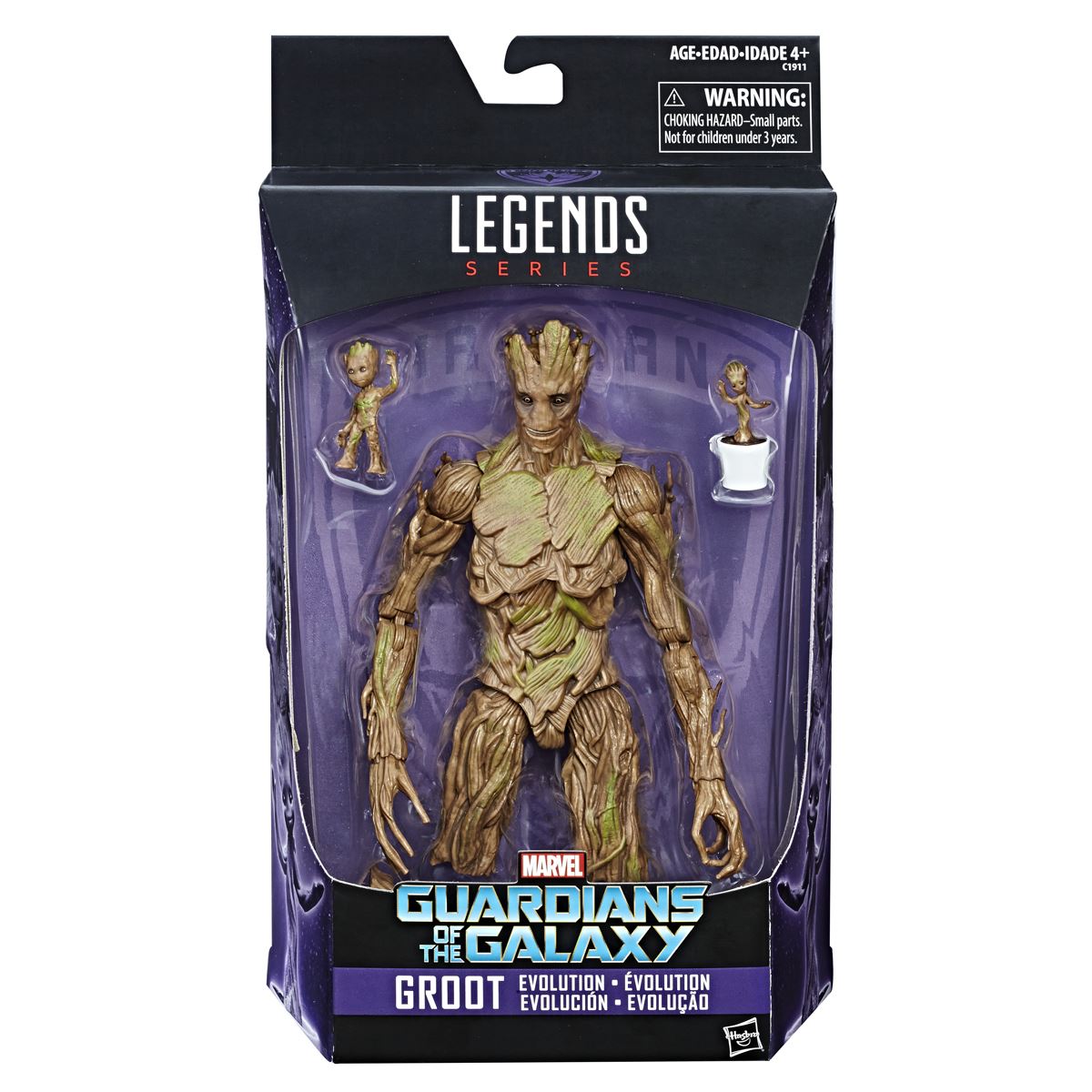 GGM 6" Legends Groot Evolution 3PK
