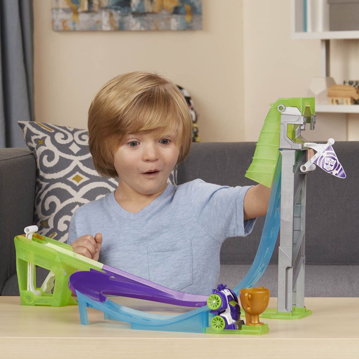 Pista de Carrera en Reversa Flip Racers Playskool