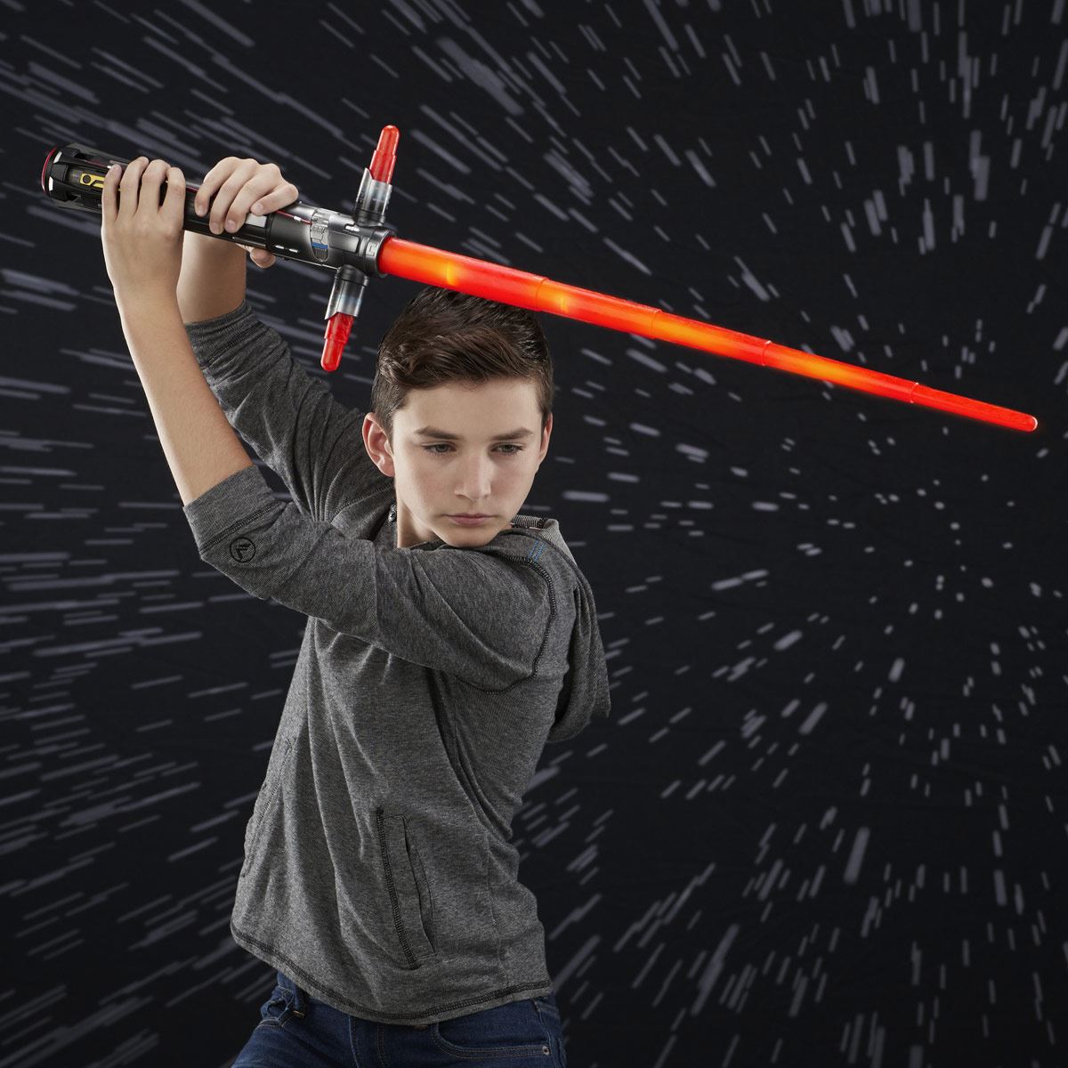 Sable de Luz Electrónico Autoextensible de Kylo Ren Star Wars
