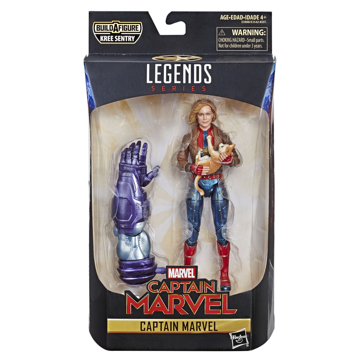 Figura Capitana Marvel con Goose 6 Pulgadas Capitana Marvel