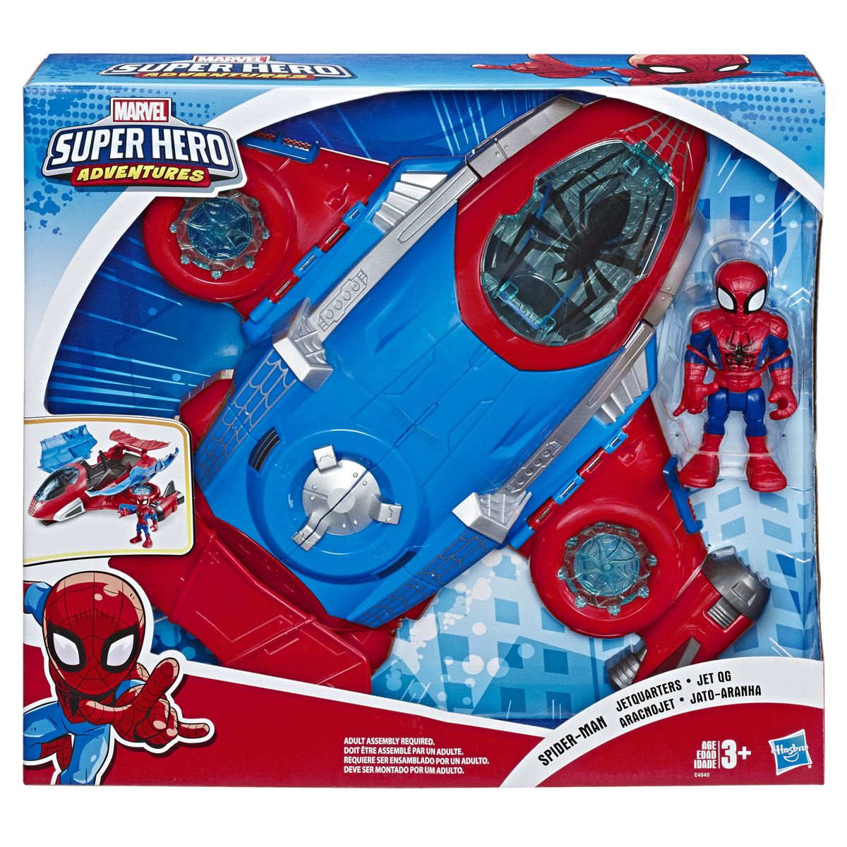 Playskool Spider-Man Aracno-Jet con Figura