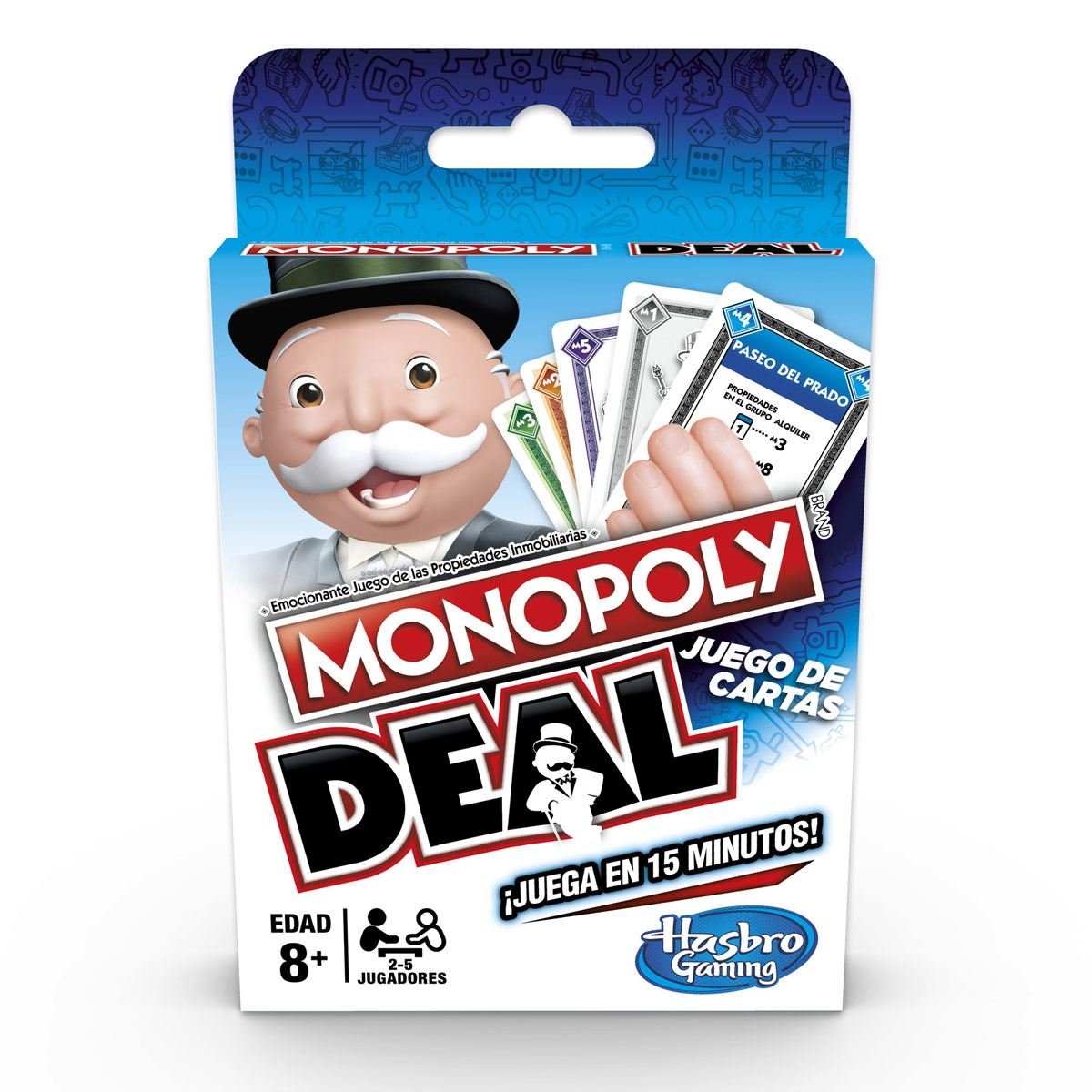 Juego de Mesa Monopoly Deal Juego de Cartas Hasbro Gaming