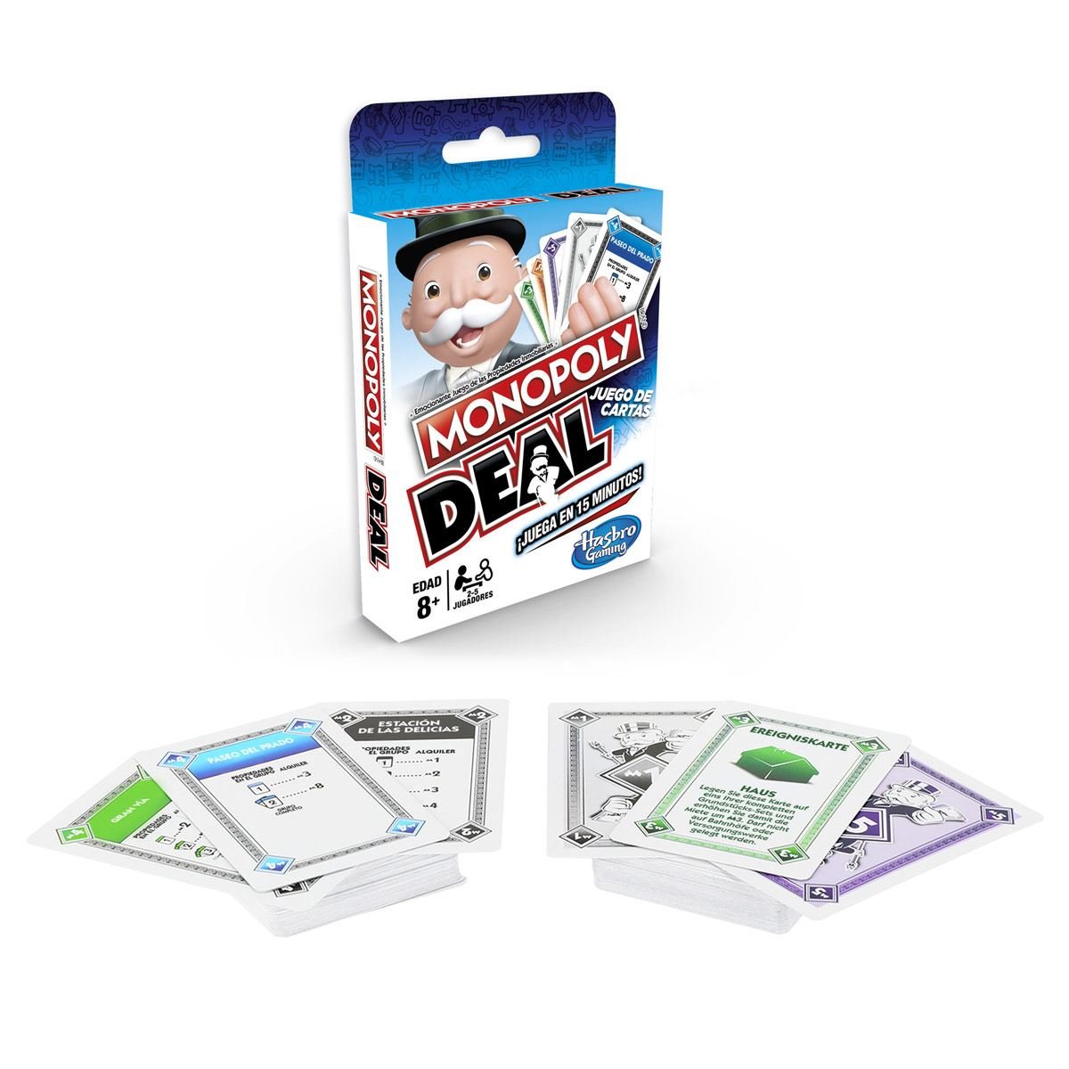 Juego de Mesa Monopoly Deal Juego de Cartas Hasbro Gaming