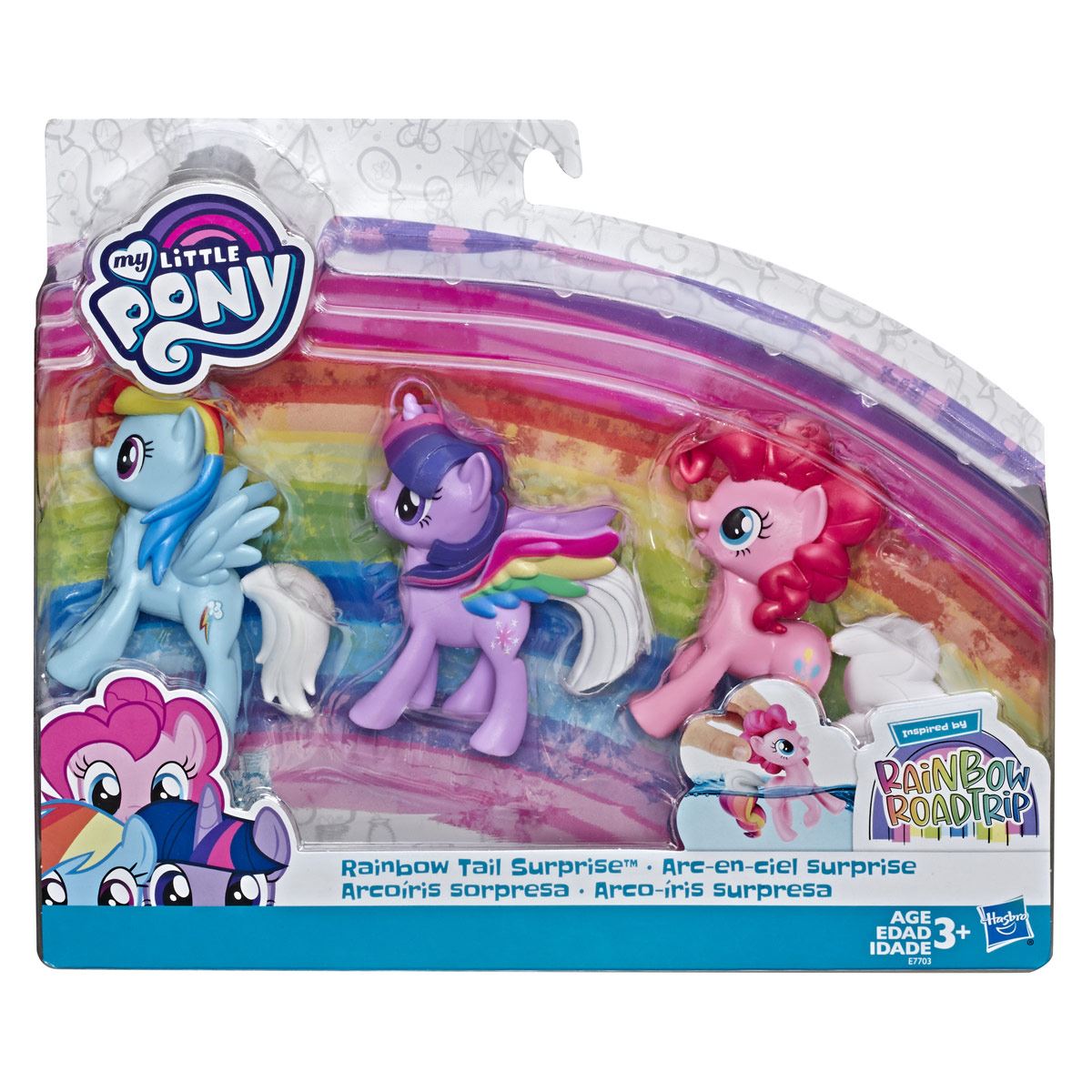 3 Pack Rainbow Tail Surprise My Little Pony
