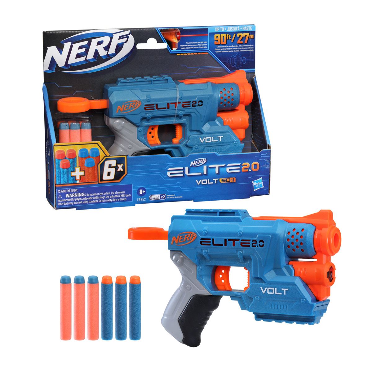 Lanzador Nerf Elite 2.0 Volt SD-1