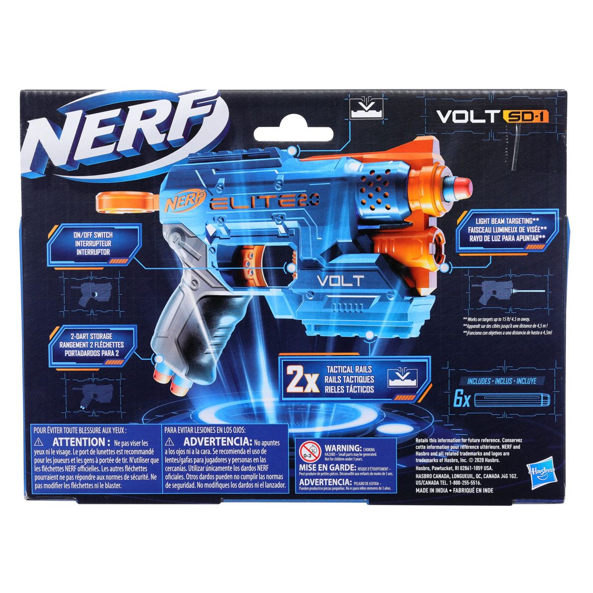Lanzador Nerf Elite 2.0 Volt SD-1