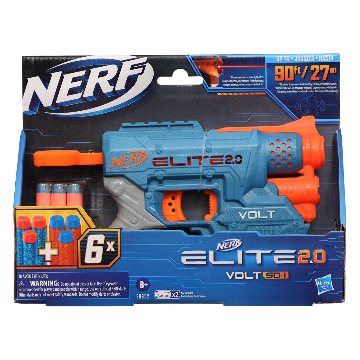 Lanzador Nerf Elite 2.0 Volt SD-1