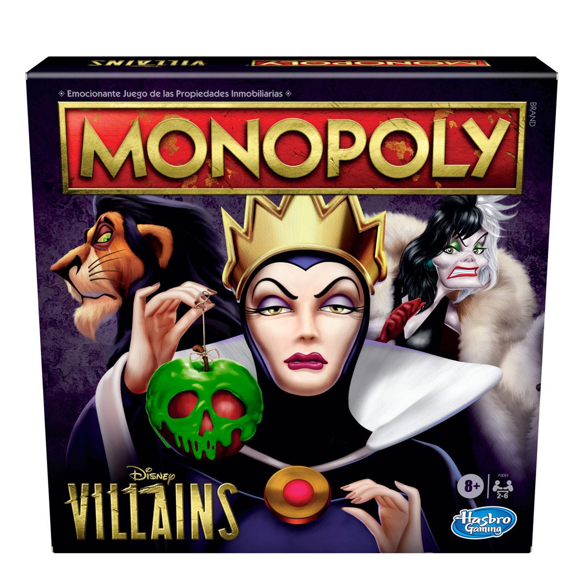 Juego de mesa Monopoly: Disney Villains Edition