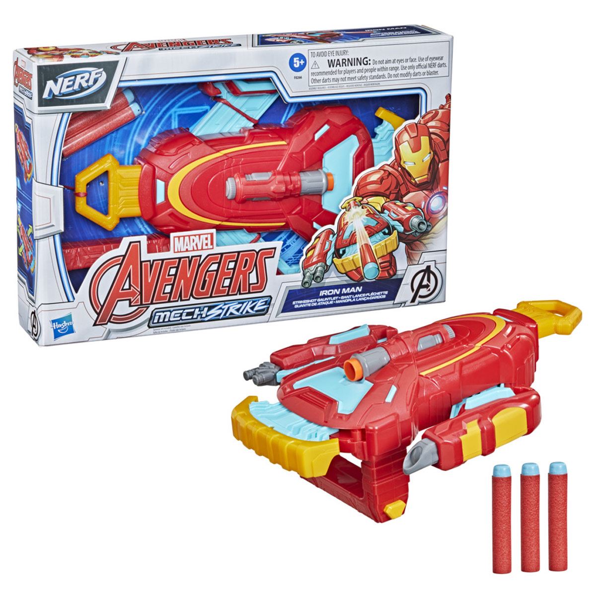 Hasbro Marvel Avengers Mech Strike - Guante de ataque de Iron Man