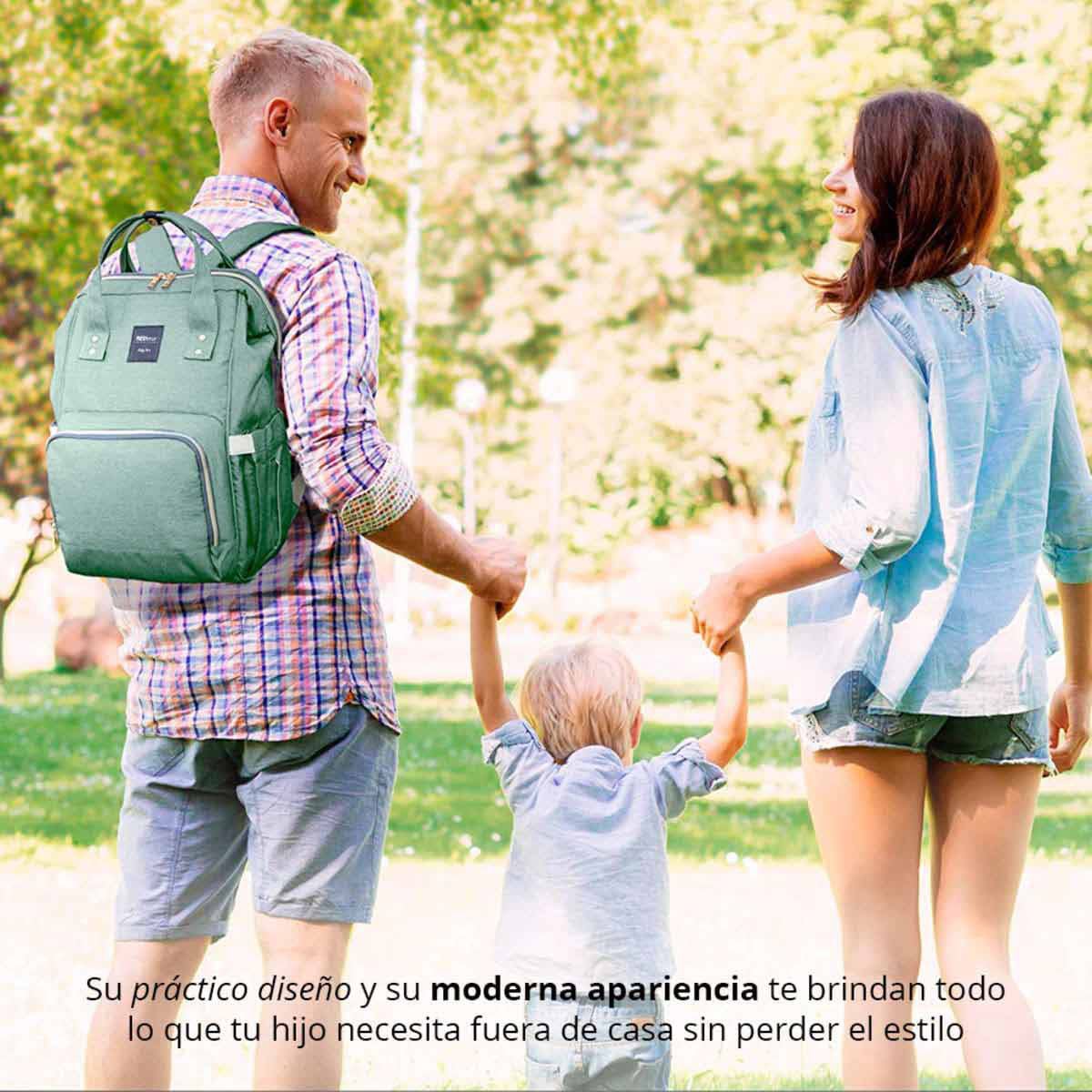 Mochila Pañalera Redlemon Impermeab