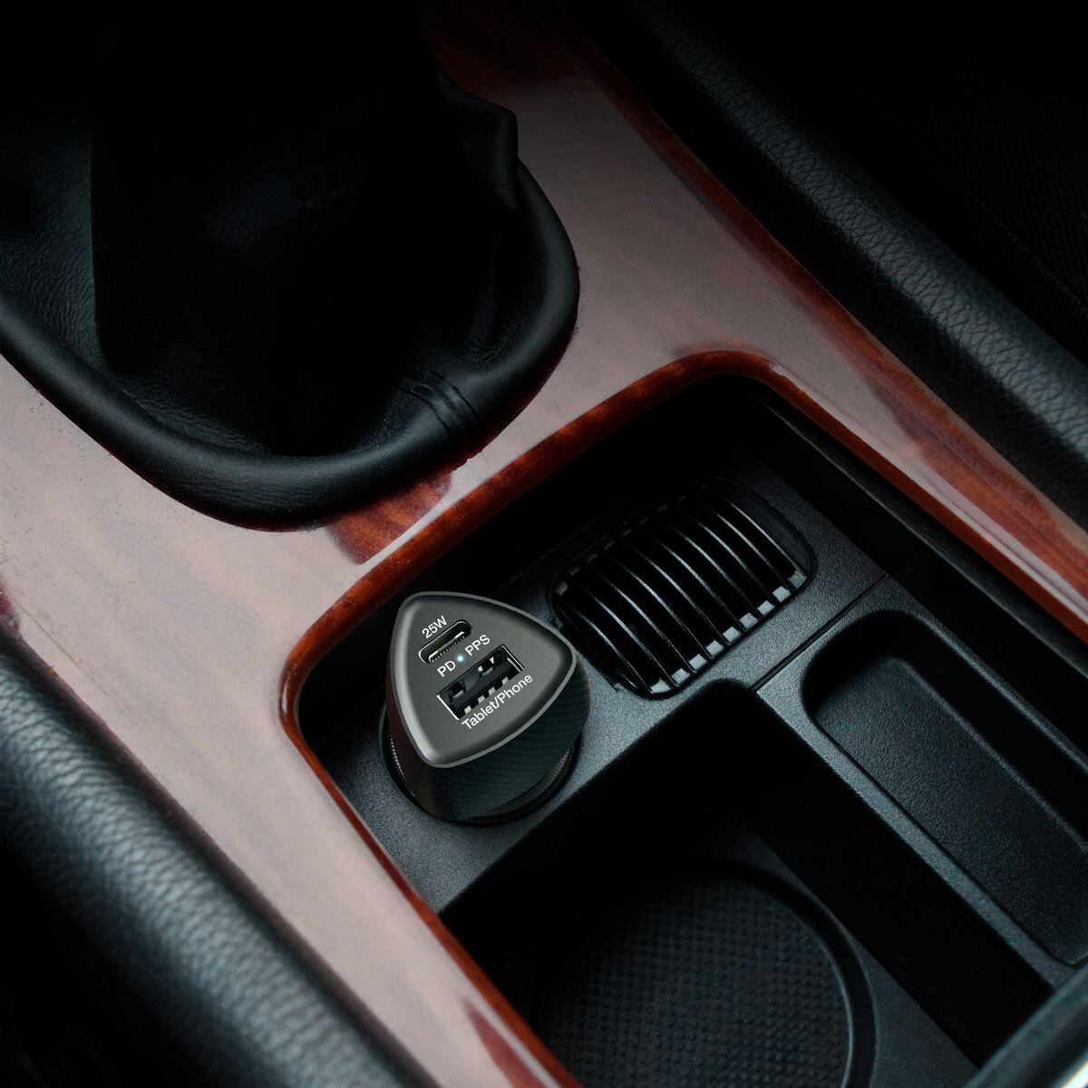 Cargador Para Auto 12W Usb C