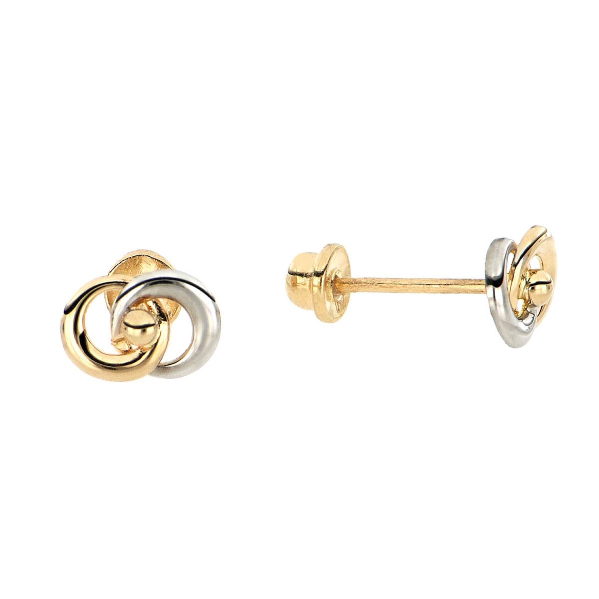 Aretes Anillos En Oro De 14K