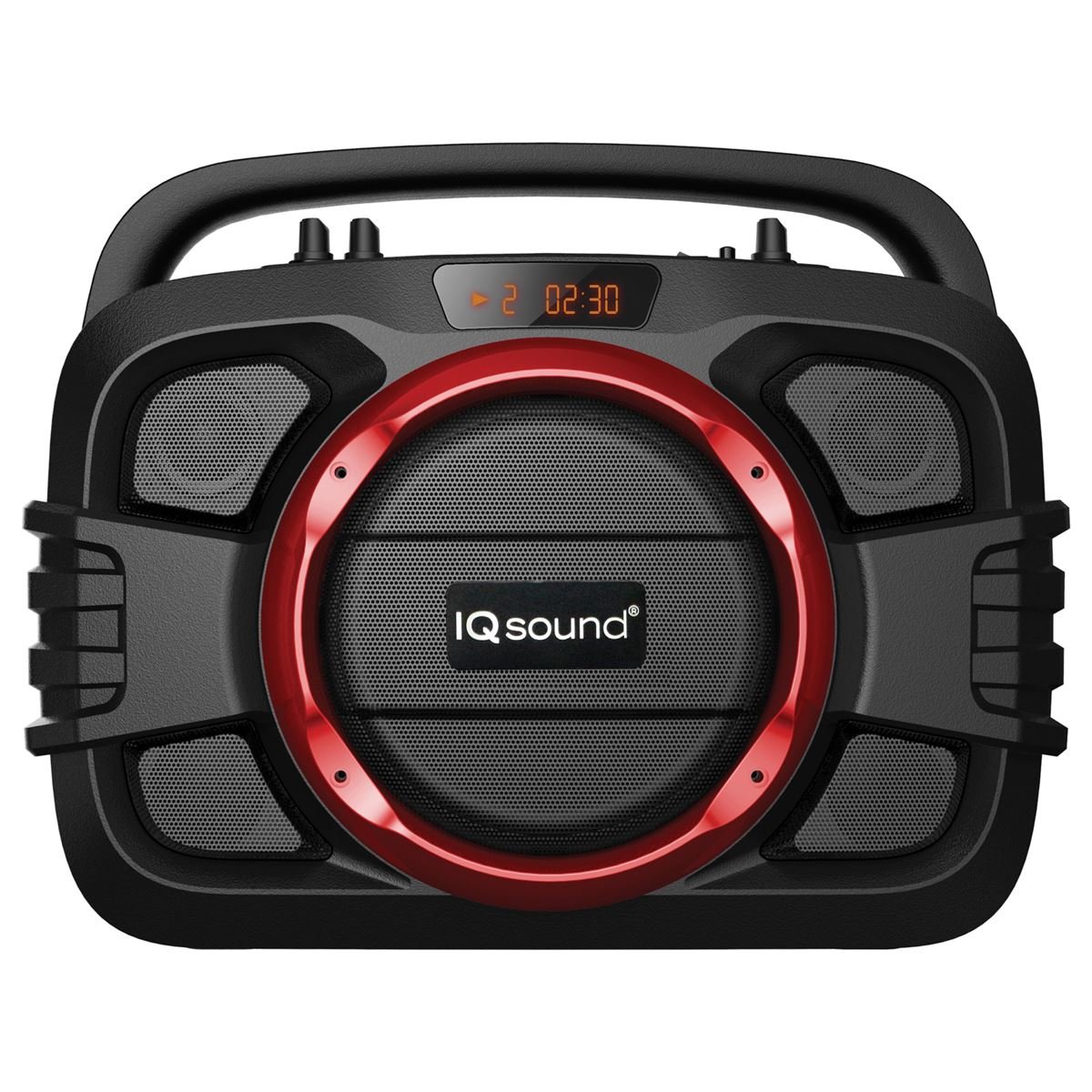 Radio Grabadora IQ-2400BT Roja