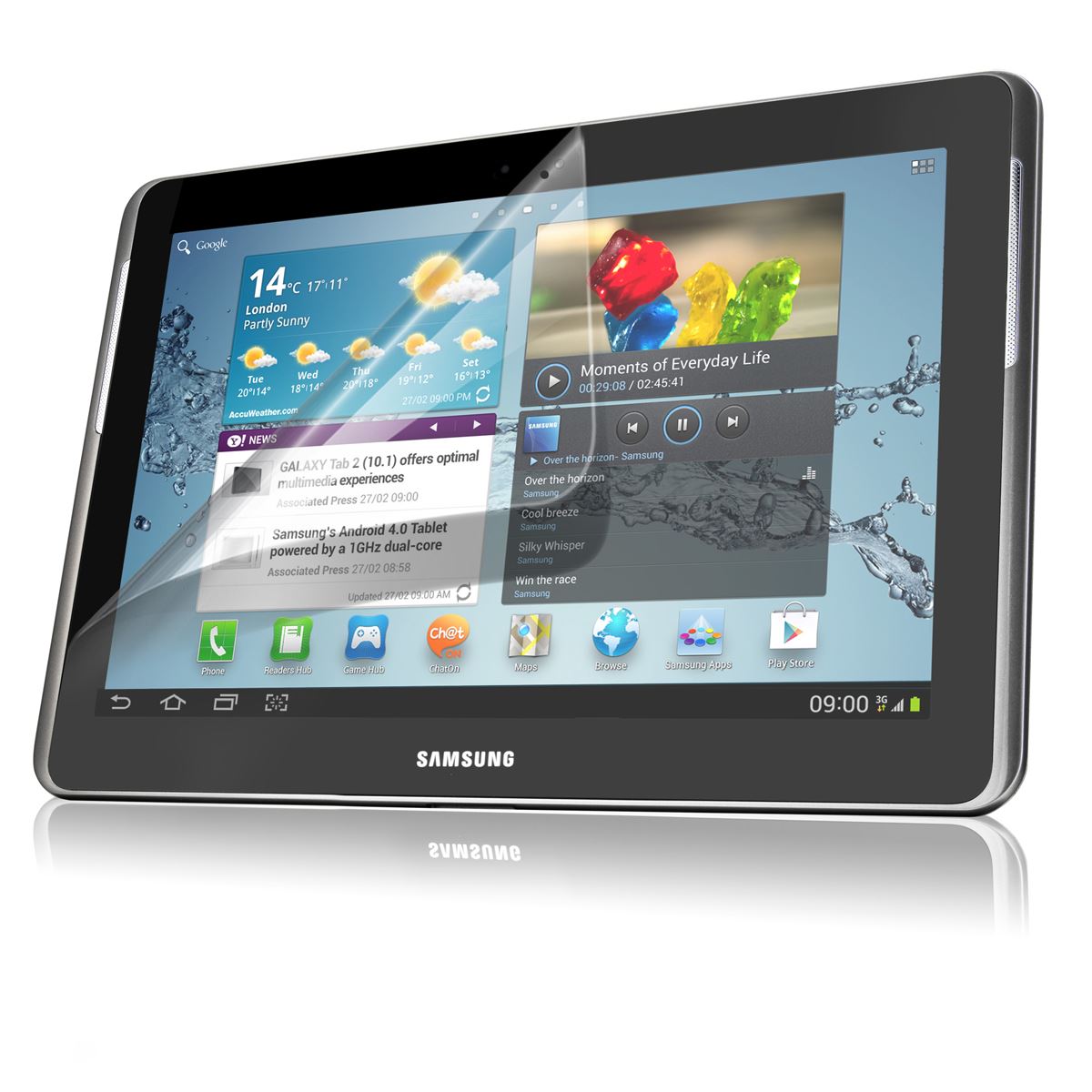 Tabs Ii Rainscreen Protector pantalla GALAXY Tab II 10.1