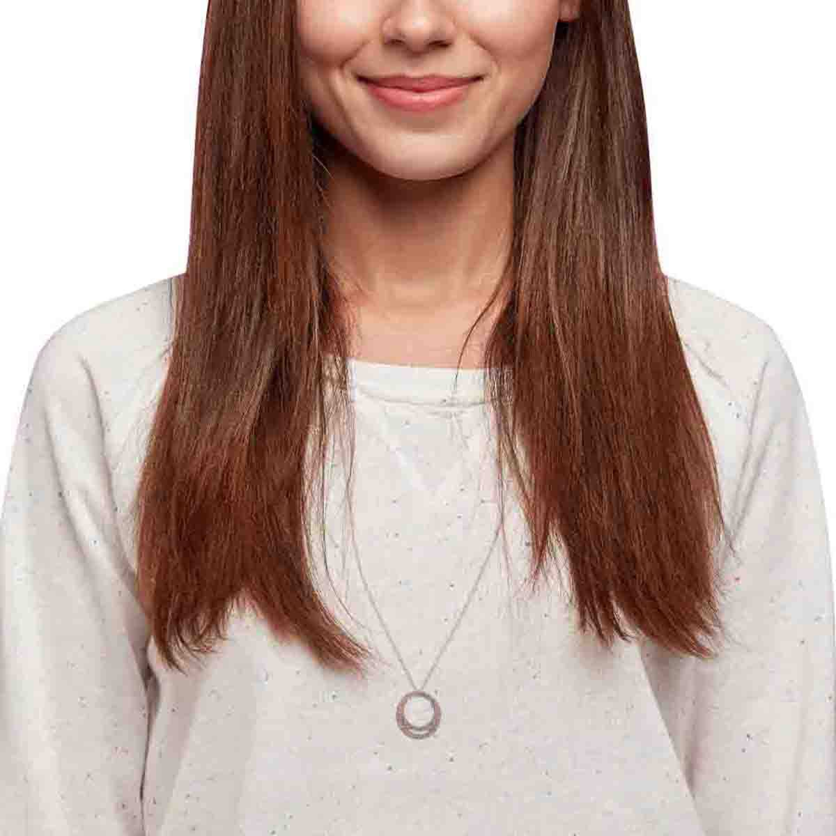 Collar de Aleación De Metales Oro Rosa tipo Largo Youre Invited