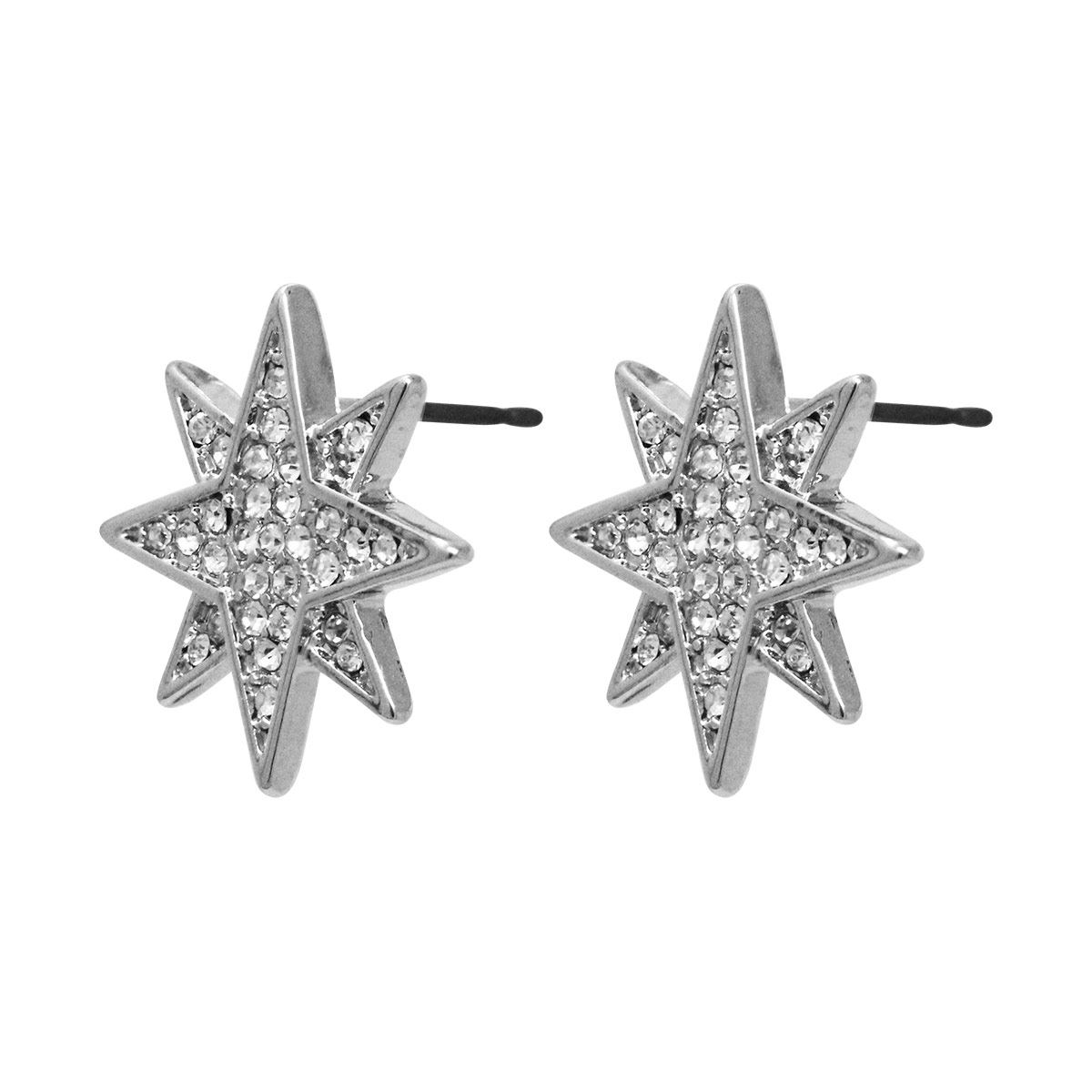 Aretes De Aleación De Metales Plata Tipo Botón You´Re Invited