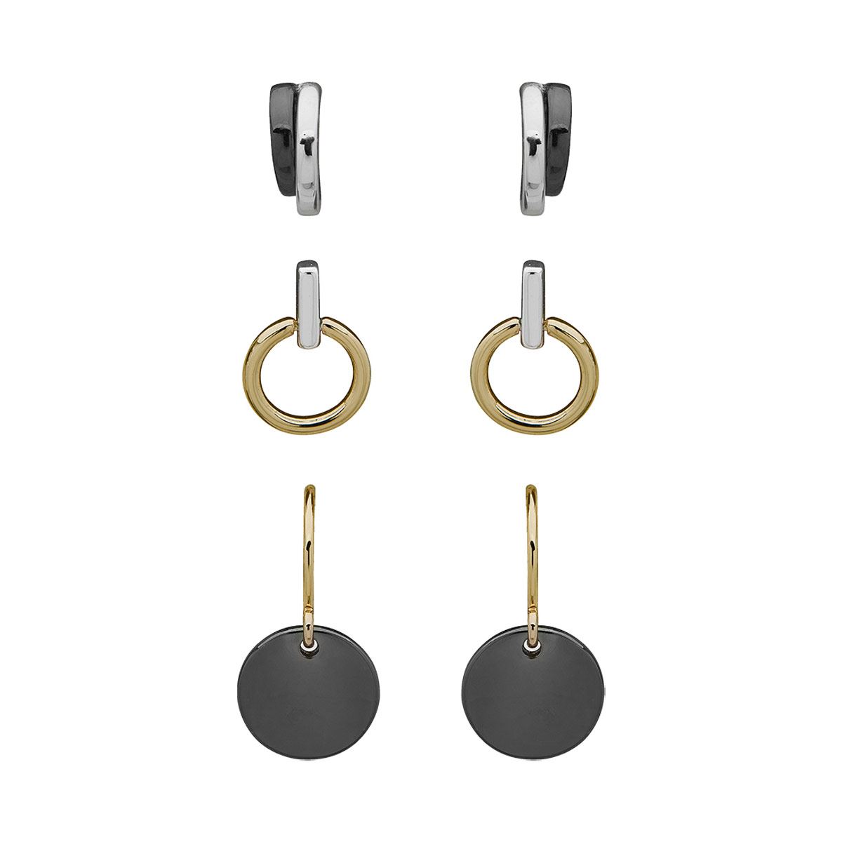 Aretes Tipo Botón Diferentes Formas Tritono Nine West