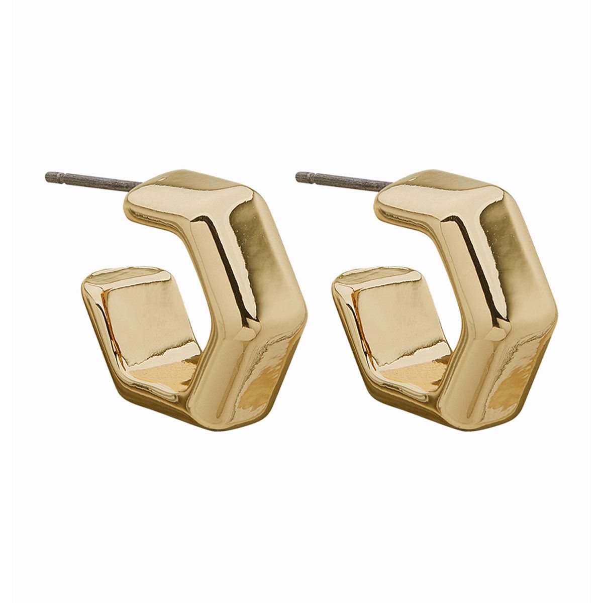 Aretes Tipo Media Luna Forma Geométrica Nine West