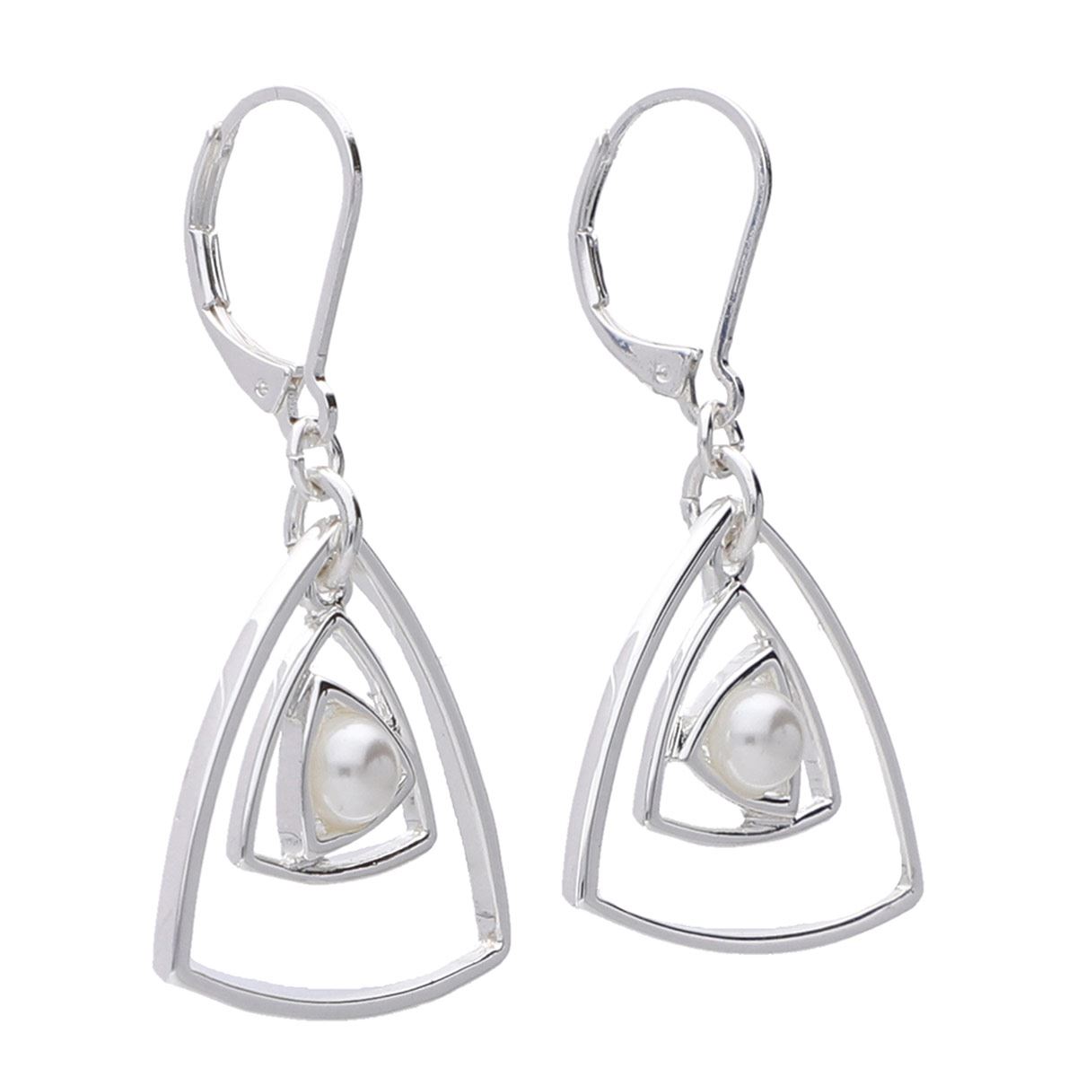 Aretes Colgantes Chicos en Forma de Triangulo Youre Invited