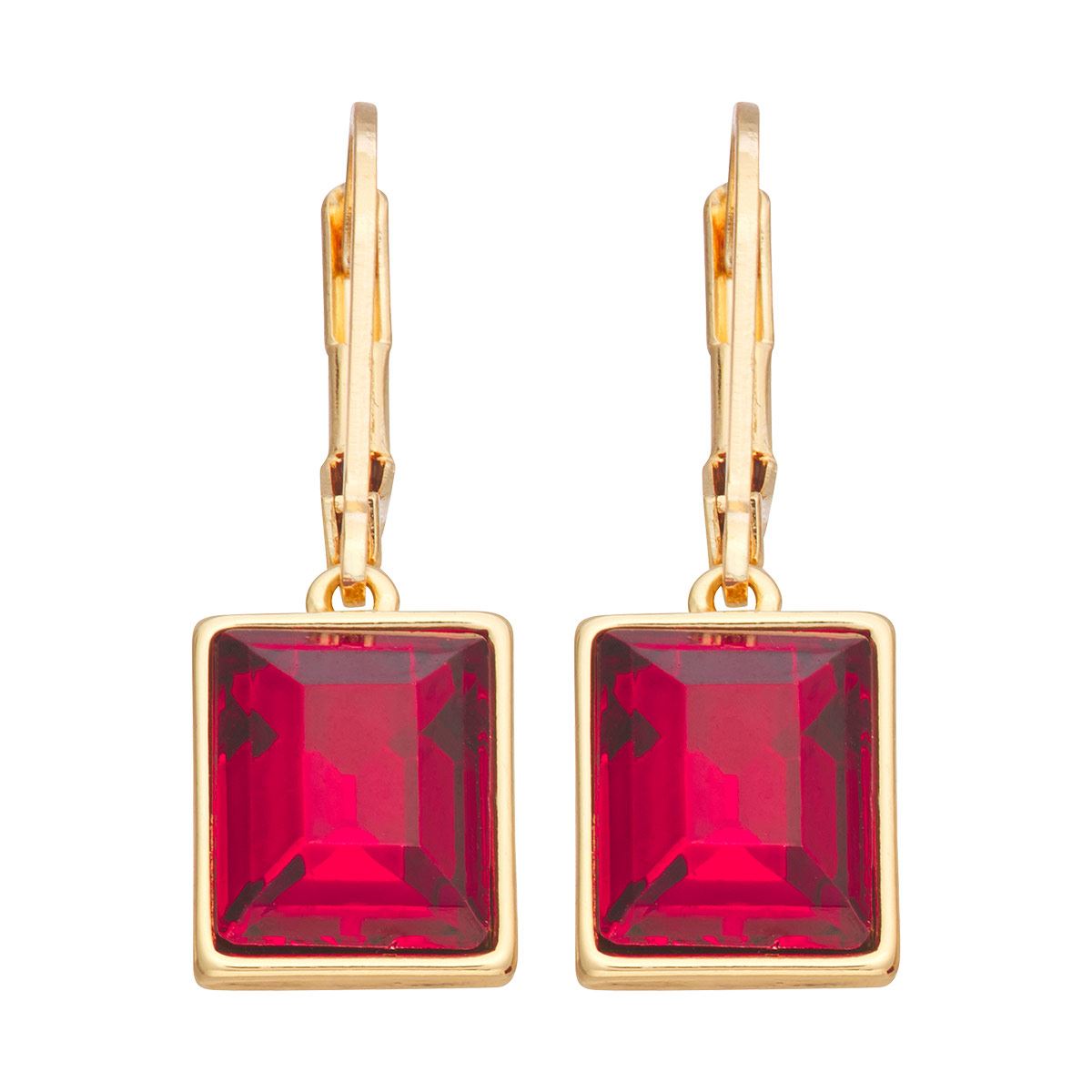 Aretes Colgantes Chico Forma Cuadrada Nine West